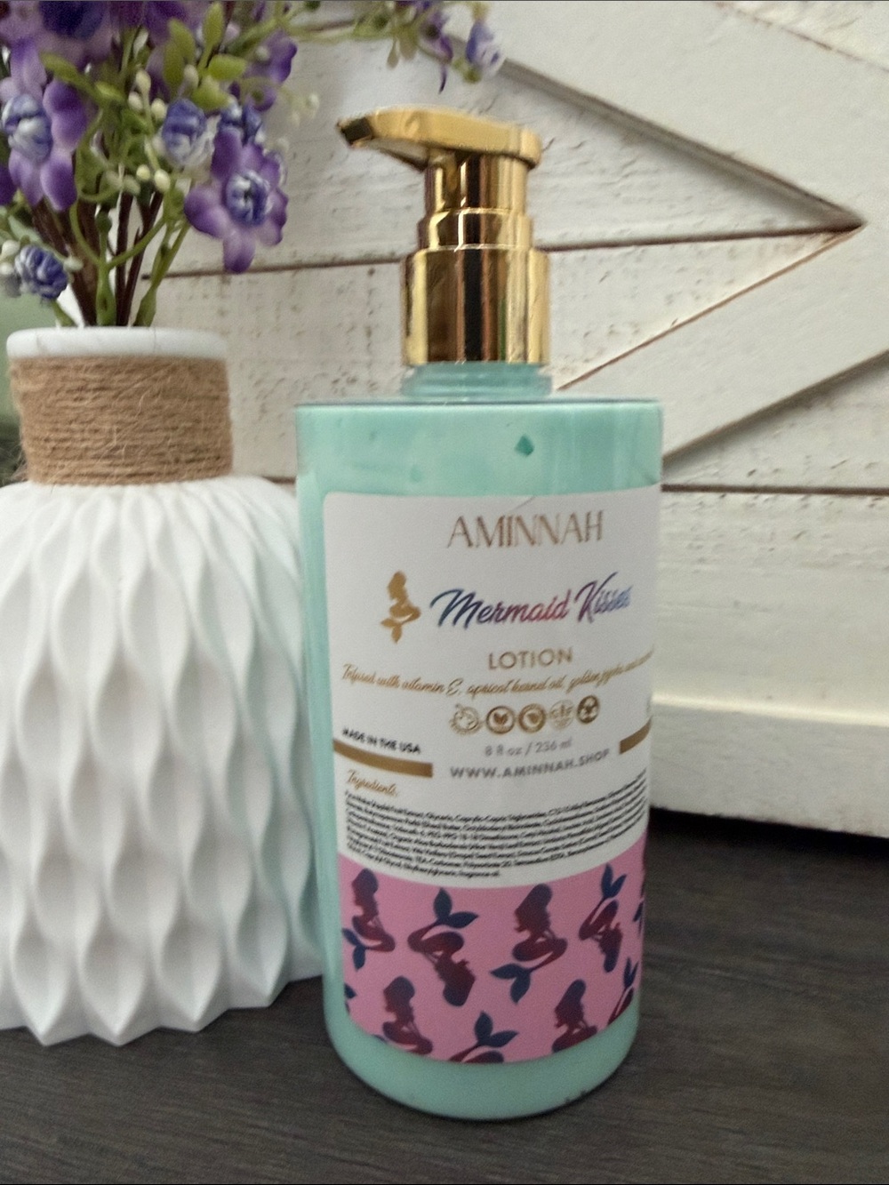Mermaid Kisses Lotion — Mint Green Hydrating Body Lotion